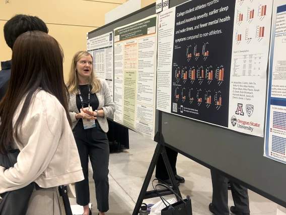 Jackie presenting at SLEEP 2025!