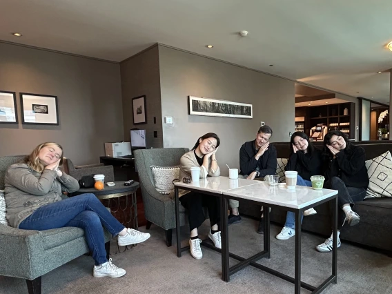 Insomnia Lab members "sleeping" in Seattle!