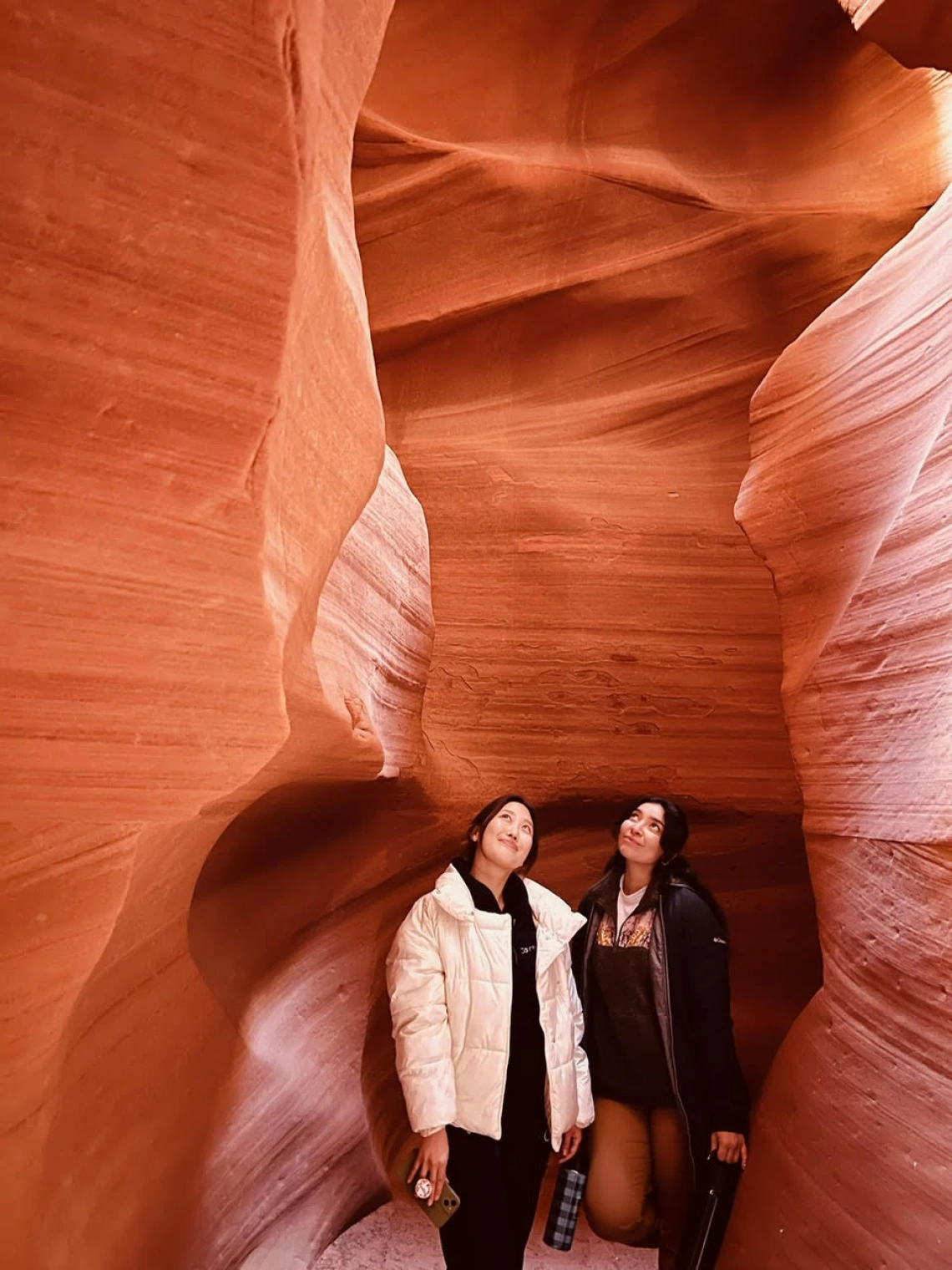 Insomnia Lab members, Kelly and Hatty, at Antelope Canyon in 2023!