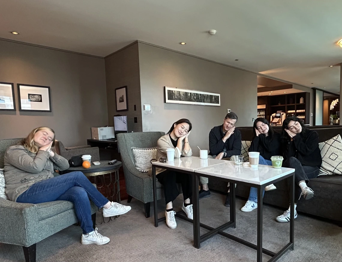 Insomnia Lab members "sleeping" in Seattle!